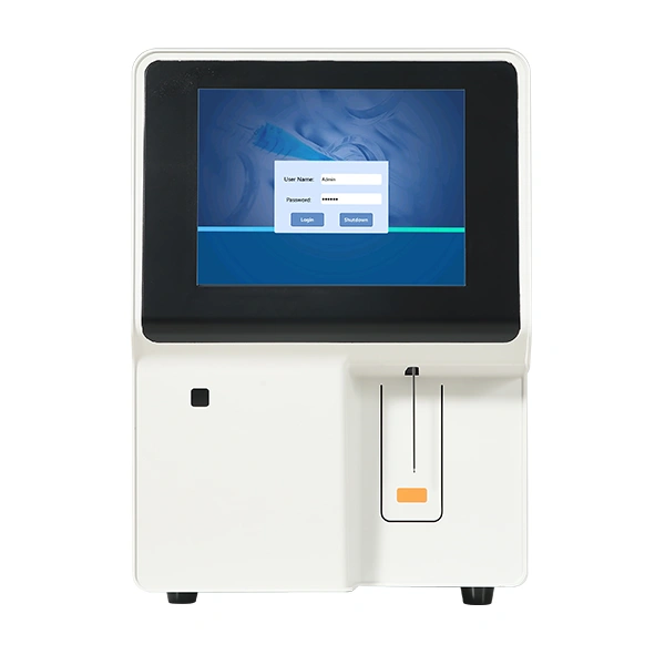 MX-60 VET — vista frontal com painel touchscreen